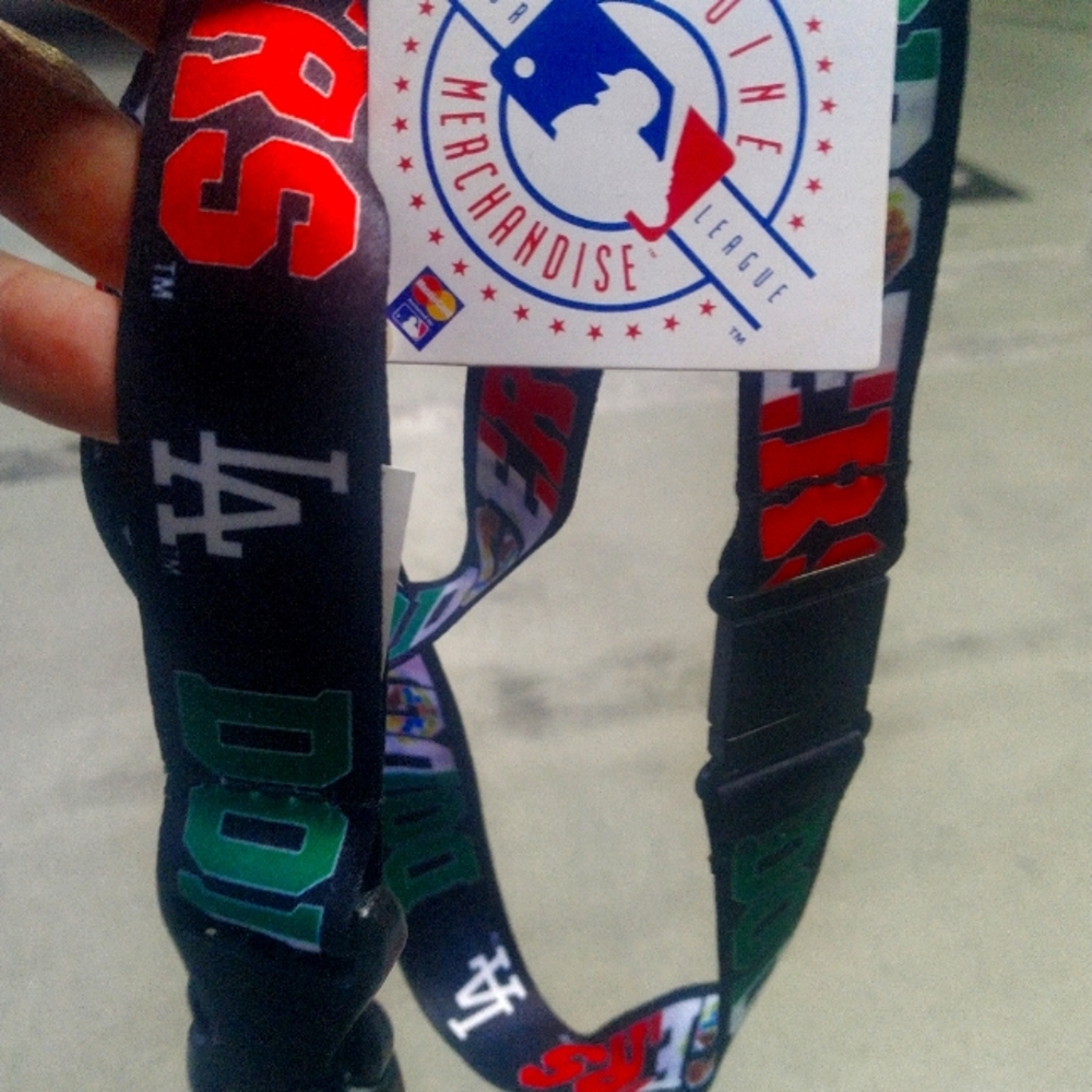 Authentic LA Dodgers lanyard